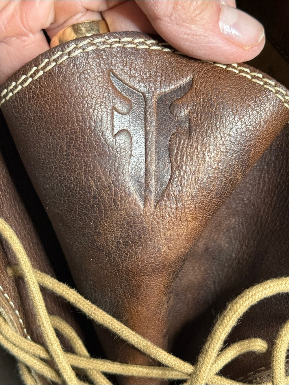 Frye Sundance Tuscarora lace up brown boots - Picture 12 of 15